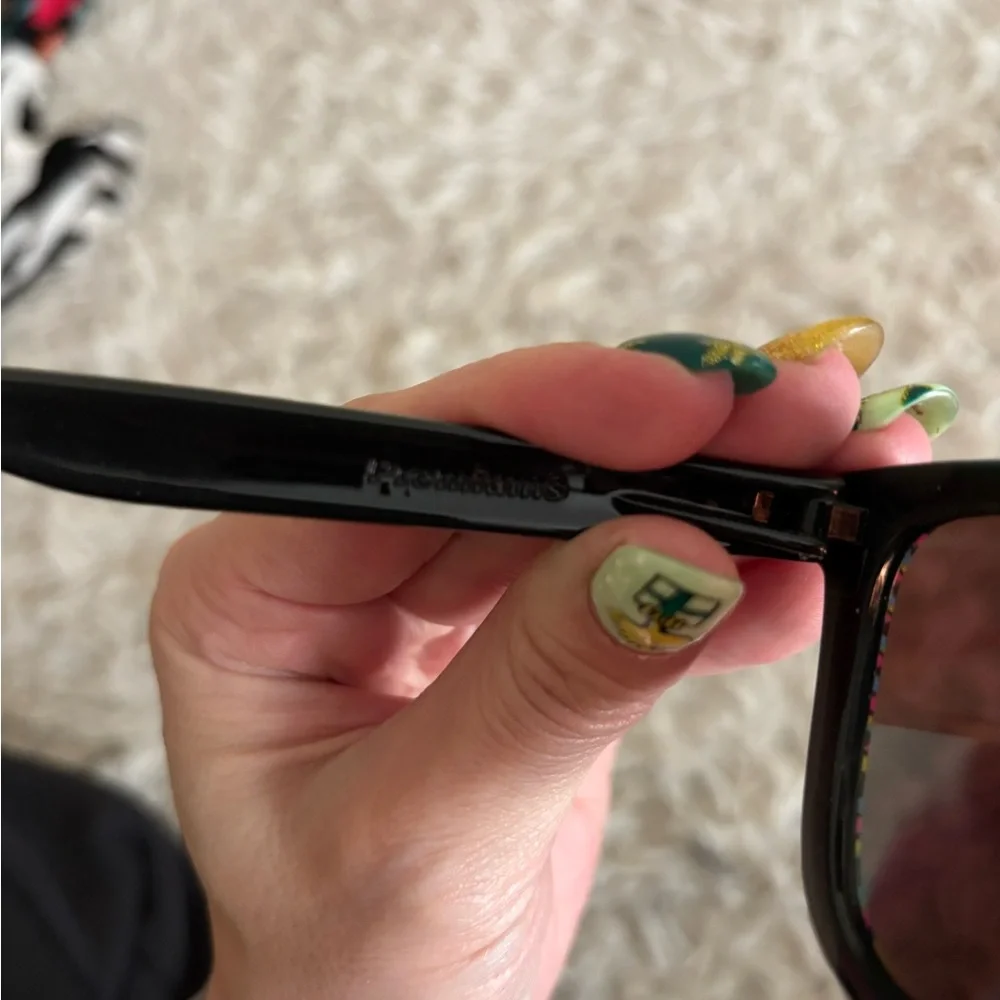 Striped Multicolor Sunglasses - Picture 4 of 6